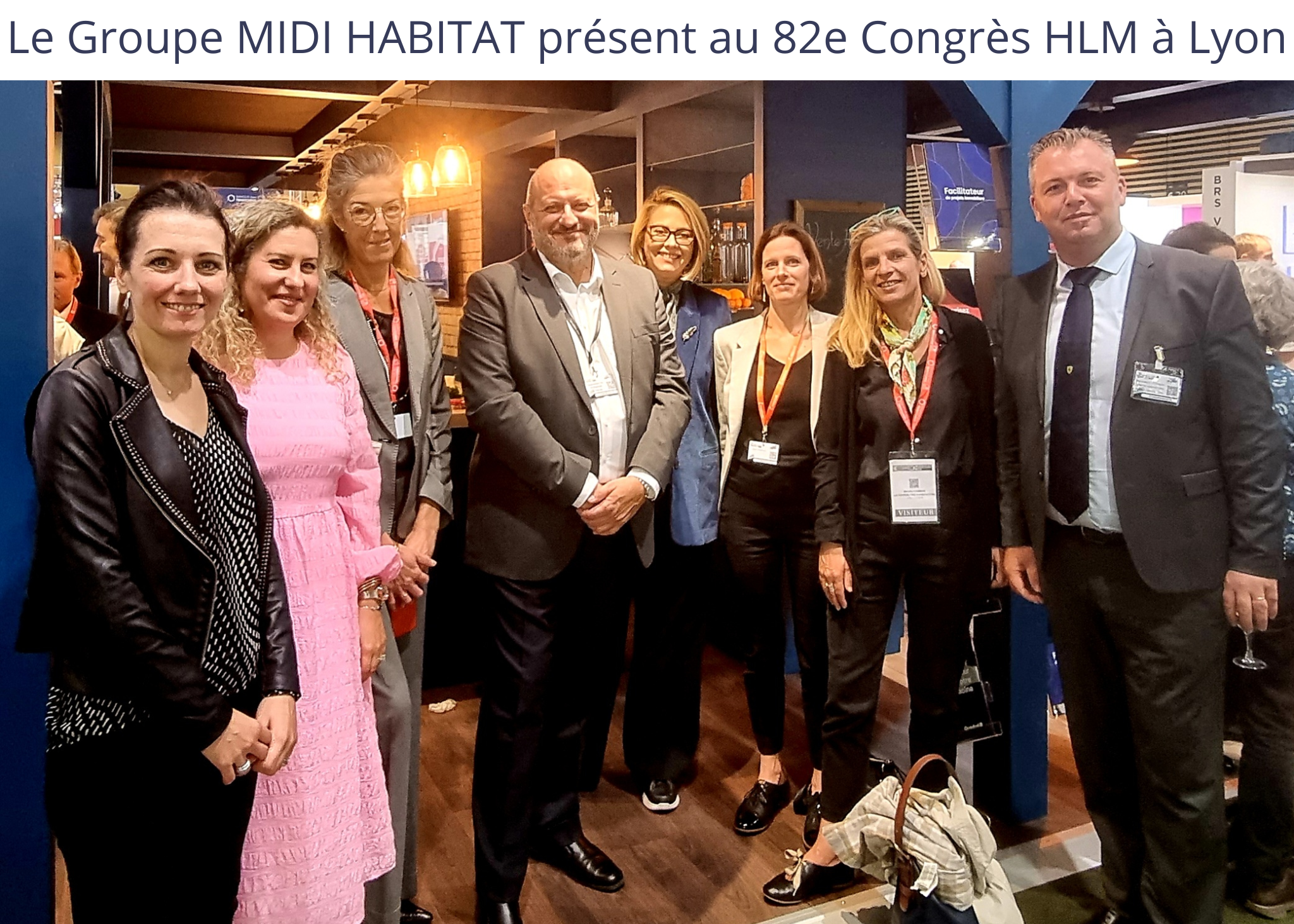 Le Groupe MIDI HABITAT présent au 82e Congrès HLM à Lyon