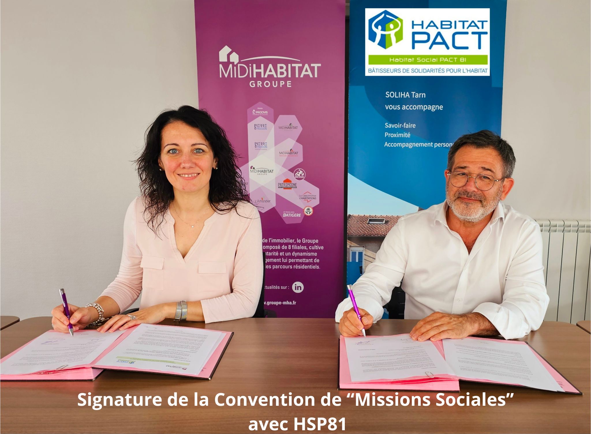 Signature de la Convention de “Missions Sociales” avec HSP81