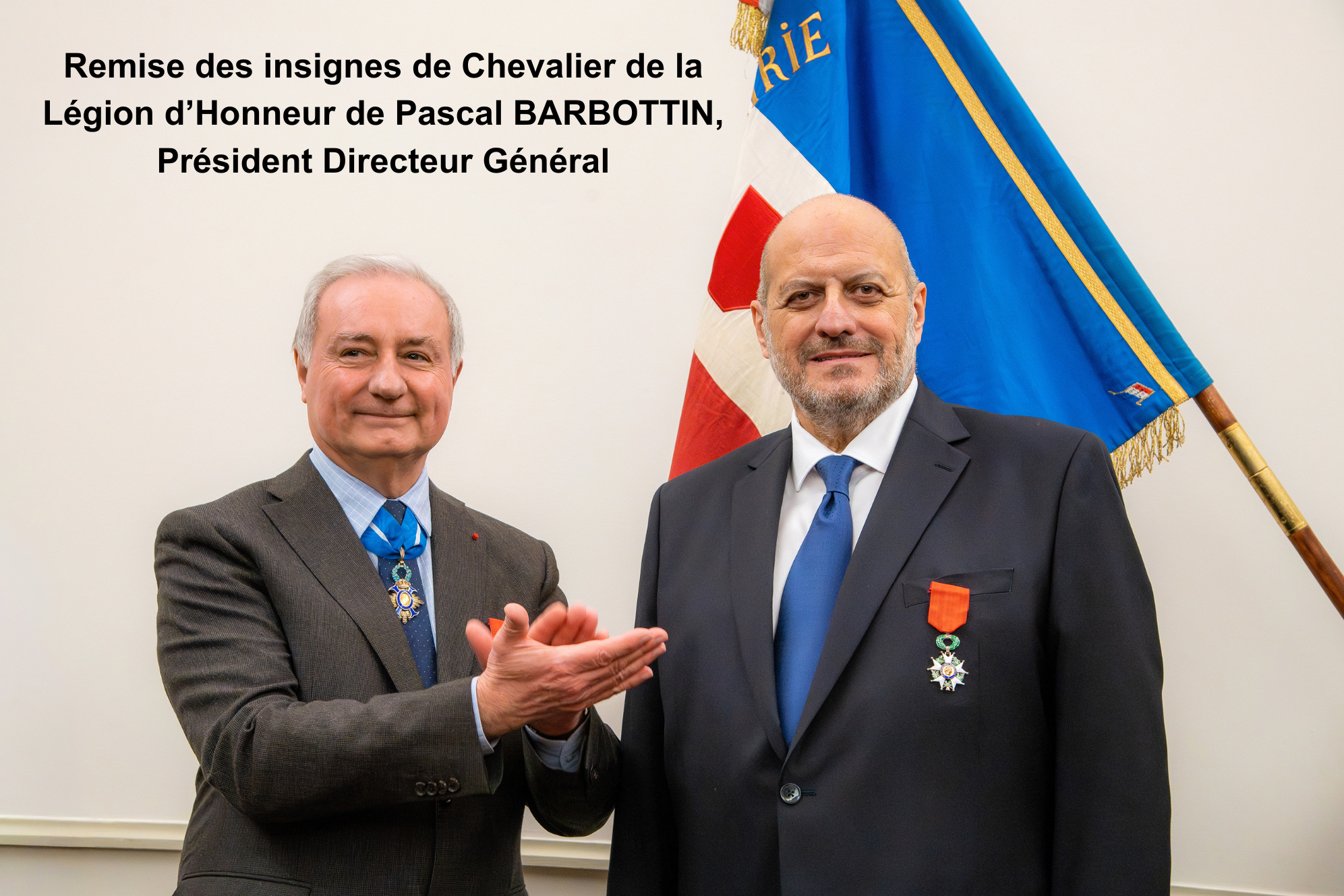 Legion d'Honneur PASCAL BARBOTTIN